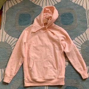 Adorable thick peach hoodie size medium